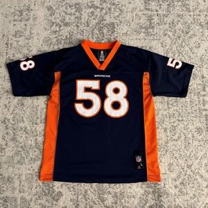 Youth Large NFL Team Apparel Von Miller Denver Broncos Jersey